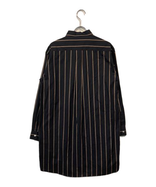 FRED PERRY（フレッドペリー）FRED PERRY (フレッドペリー) ストライプシャツワンピース ネイビー サイズ:36の古着・服飾アイテム