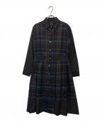 FRED PERRYフレッドペリー）の古着「スポーツシャツドレス」｜ネイビー