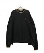 FRED PERRY×77circaフレッドペリー×ナナナナサーカ）の古着「コラボロンT」｜ブラック