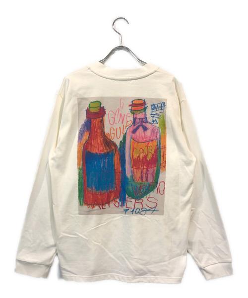 HERALBONY（ヘラルボニー）HERALBONY (ヘラルボニー) ロングスリーブTシャツ ホワイト サイズ:Mの古着・服飾アイテム