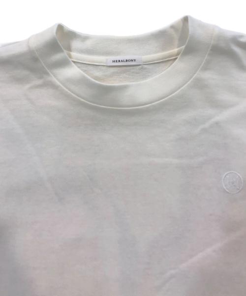 HERALBONY（ヘラルボニー）HERALBONY (ヘラルボニー) ロングスリーブTシャツ ホワイト サイズ:Mの古着・服飾アイテム