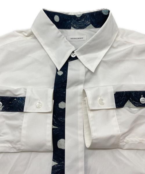 HERALBONY（ヘラルボニー）HERALBONY (ヘラルボニー) デザインシャツ kuromaru ホワイト サイズ:Freeの古着・服飾アイテム