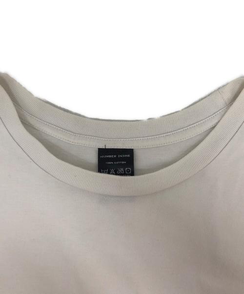 NUMBER (N)INE（ナンバーナイン）NUMBER (N)INE (ナンバーナイン) ローリングストーンスパンコールポケットTシャツ ホワイト サイズ:3の古着・服飾アイテム
