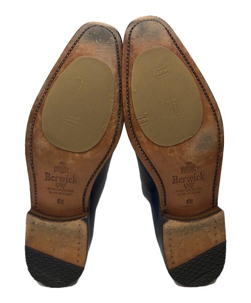 berwick（バーウィック）berwick (バーウィック) ホールカットシューズ ブルー サイズ:6 2/1の古着・服飾アイテム