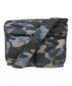 HEAD PORTERヘッドポーター）の古着「30周年カモ柄タンカーショルダーバッグ」｜ネイビー