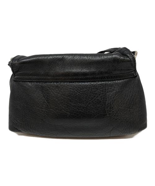 Chloe（クロエ）Chloe (クロエ) メタルリボンプレートレザーショルダーバッグ ブラックの古着・服飾アイテム