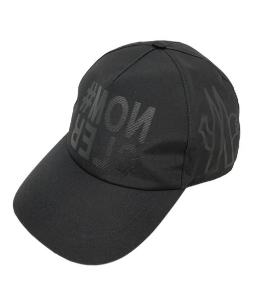 MONCLER GRENOBLE（モンクレール グルノーブル）MONCLER GRENOBLE (モンクレール グルノーブル) ロゴプリントベースボールキャップ ブラック サイズ:UNIの古着・服飾アイテム