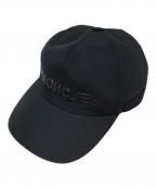 MONCLER GRENOBLEモンクレール グルノーブル）の古着「ラバーロゴキャップ」｜ブラック