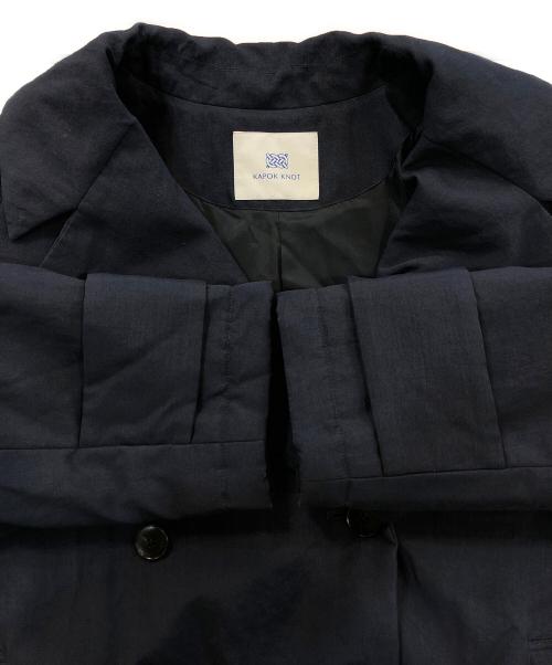 KAPOK KNOT（カポック ノット）KAPOK KNOT (カポック ノット) 中綿チェスターコート ネイビー サイズ:SIZE Mの古着・服飾アイテム