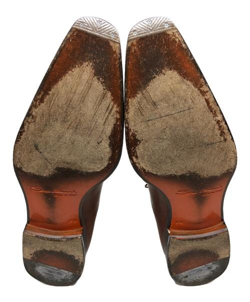 Santoni（サントーニ）Santoni (サントーニ) シューズ ブラウン サイズ:7　2/1の古着・服飾アイテム