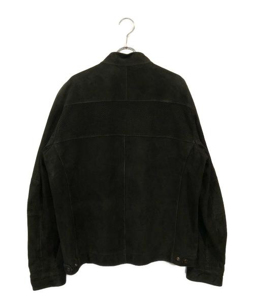 dunhill（ダンヒル）dunhill (ダンヒル) ラムスキンジャケット ブラック サイズ:-の古着・服飾アイテム