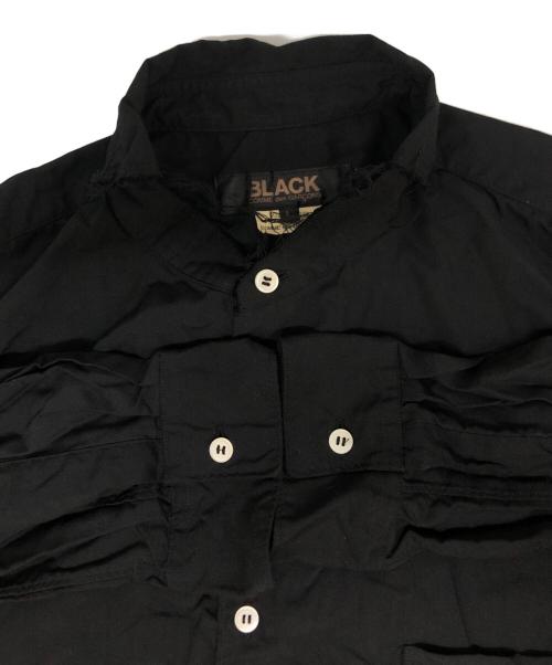 BLACK COMME des GARCONS（ブラックコムデギャルソン）BLACK COMME des GARCONS (ブラックコムデギャルソン) 製品染シャツ ブラック サイズ:Lの古着・服飾アイテム