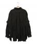 BLACK COMME des GARCONS (ブラックコムデギャルソン) 製品染シャツ ブラック サイズ:L：15000円
