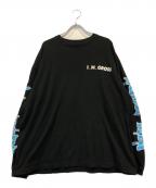 SAINT MICHAELセントマイケル）の古着「プリントTシャツ」｜ブラック