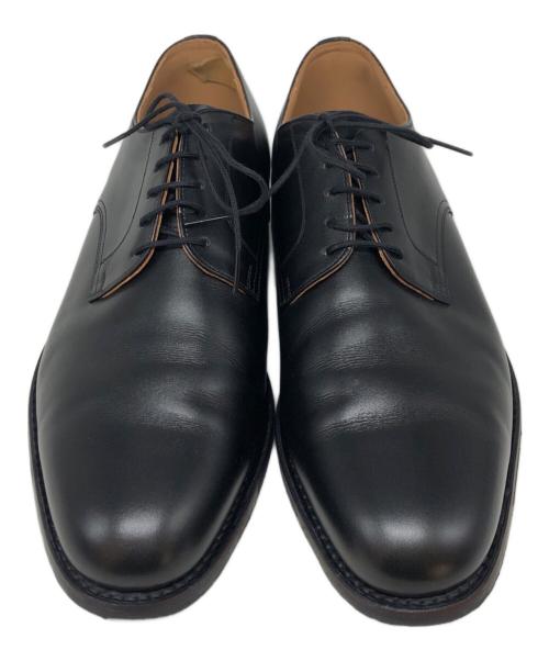 SCOTCH GRAIN（スコッチグレイン）SCOTCH GRAIN (スコッチグレイン) シャインオアレインプレーントゥシューズ ブラック サイズ:27cmの古着・服飾アイテム