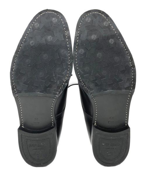 SCOTCH GRAIN（スコッチグレイン）SCOTCH GRAIN (スコッチグレイン) シャインオアレインプレーントゥシューズ ブラック サイズ:27cmの古着・服飾アイテム