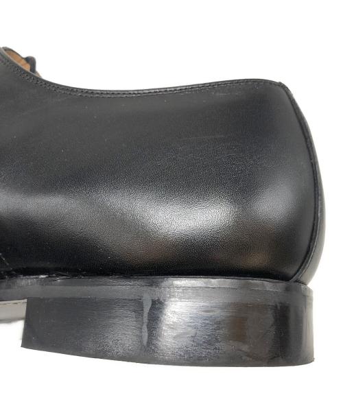 SCOTCH GRAIN（スコッチグレイン）SCOTCH GRAIN (スコッチグレイン) シャインオアレインプレーントゥシューズ ブラック サイズ:27cmの古着・服飾アイテム