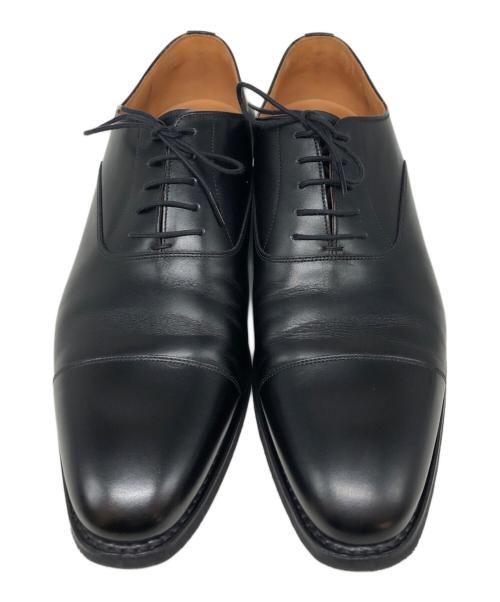 SCOTCH GRAIN（スコッチグレイン）SCOTCH GRAIN (スコッチグレイン) 内羽根ストレートチップシューズ ブラック サイズ:27cmの古着・服飾アイテム