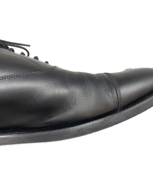 SCOTCH GRAIN（スコッチグレイン）SCOTCH GRAIN (スコッチグレイン) 内羽根ストレートチップシューズ ブラック サイズ:27cmの古着・服飾アイテム