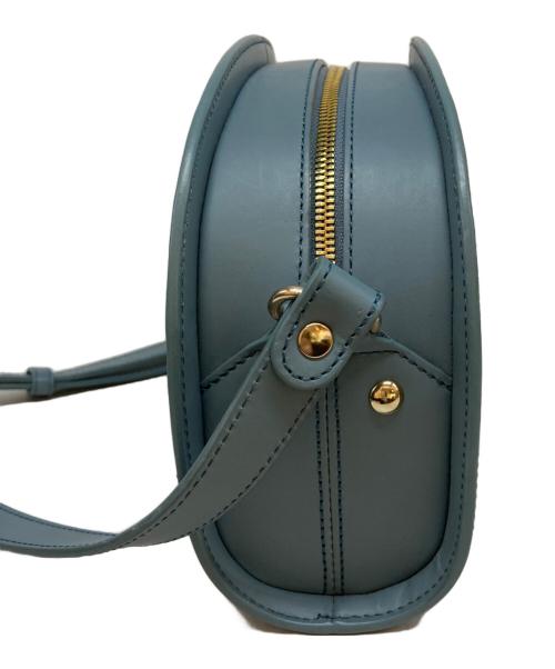 A.P.C.（アーペーセー）A.P.C. (アーペーセー) ハーフムーンショルダーバッグ ブルーの古着・服飾アイテム