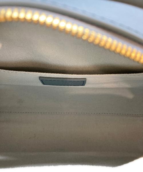 A.P.C.（アーペーセー）A.P.C. (アーペーセー) ハーフムーンショルダーバッグ ブルーの古着・服飾アイテム