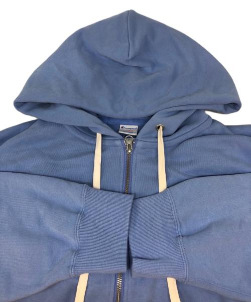 Champion（チャンピオン）Champion (チャンピオン) RHC Ron Herman (アールエイチシー ロンハーマン) フレンチテリー スウェットジップフーディート スカイブルー サイズ:XLの古着・服飾アイテム