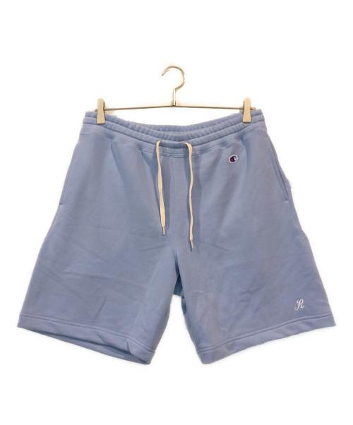 Champion（チャンピオン）Champion (チャンピオン) RHC Ron Herman (アールエイチシー ロンハーマン) ハーフパンツ スカイブルー サイズ:Lの古着・服飾アイテム