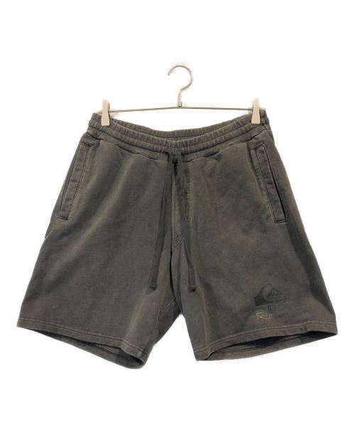 Quiksilver（クイックシルバー）Quiksilver (クイックシルバー) Ron Herman (ロンハーマン) スウェットハーフパンツ ブラック サイズ:Lの古着・服飾アイテム