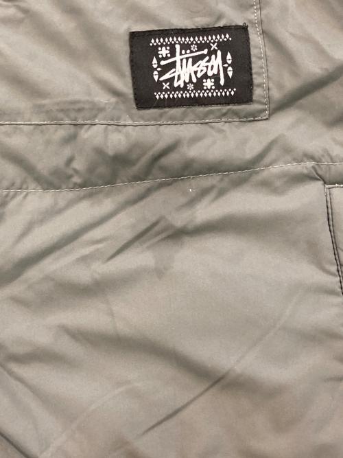 stussy GEAR（ステューシーギア）STUSSY GEAR (ステューシーギア) リバーシブル中綿ジャケット グレー×ピンク サイズ:SIZE Mの古着・服飾アイテム