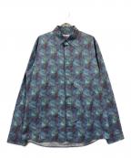 HERALBONYヘラルボニー）の古着「アートプリントシャツ」｜ブルー