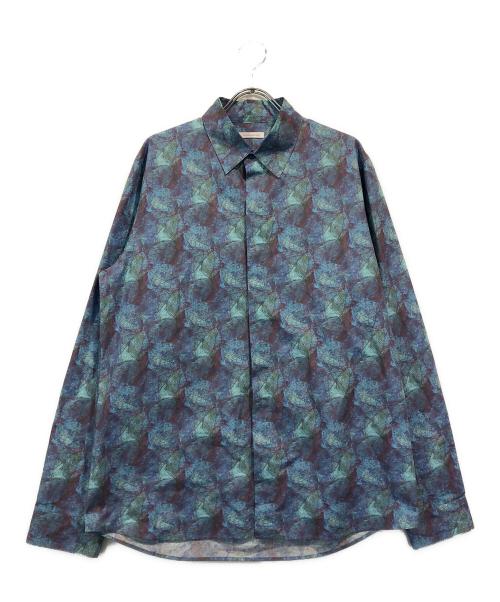 HERALBONY（ヘラルボニー）HERALBONY (ヘラルボニー) アートプリントシャツ ブルー サイズ:Freeの古着・服飾アイテム