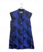 ISSEY MIYAKEイッセイミヤケ）の古着「ノースリーブジャケット」｜ネイビー