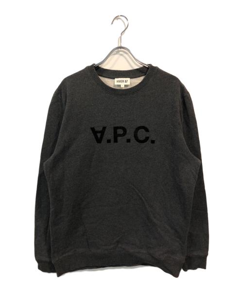 A.P.C.（アーペーセー）A.P.C. (アーペーセー) フロッキー30周年スウェット グレー サイズ:Lの古着・服飾アイテム
