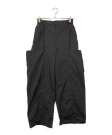 ADORE（アドーア）の古着「エアリープレーンクロスパンツ」｜ブラック