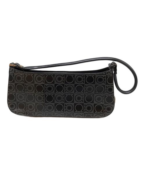 Salvatore Ferragamo（サルヴァトーレ フェラガモ）Salvatore Ferragamo (サルヴァトーレ フェラガモ) ガンチーニワンショルダーバッグ ブラックの古着・服飾アイテム