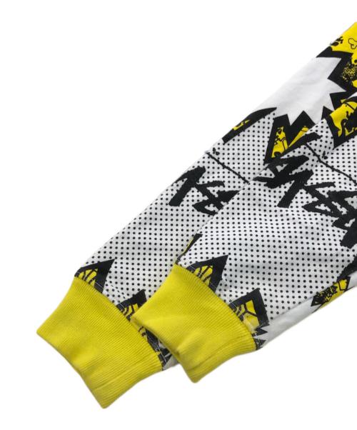 stussy（ステューシー）stussy (ステューシー) コミックプリントパーカー イエロー サイズ:Sの古着・服飾アイテム