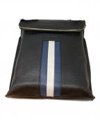 BALLYバリー）の古着「レザーショルダーバッグ」｜ブラック