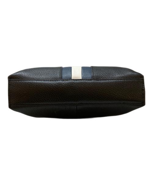 BALLY（バリー）BALLY (バリー) レザーショルダーバッグ ブラックの古着・服飾アイテム