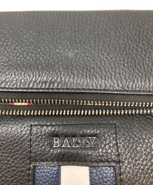 BALLY（バリー）BALLY (バリー) レザーショルダーバッグ ブラックの古着・服飾アイテム