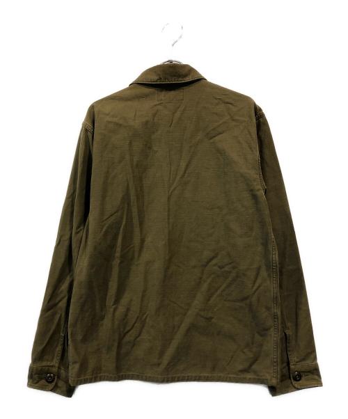 RRL（ダブルアールエル）RRL (ダブルアールエル) バックサテンオーバーシャツ カーキ サイズ:XSの古着・服飾アイテム