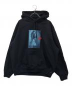 SUPREMEシュプリーム）の古着「Kate Moss Hooded Sweatshirt」｜ネイビー