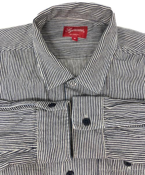 SUPREME（シュプリーム）Supreme (シュプリーム) 18SS Pin Up Work Shirt ネイビー サイズ:Mの古着・服飾アイテム