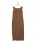 Noble (ノーブル) ニットライクジョーゼット2wayワンピース ベージュ サイズ:36：11000円