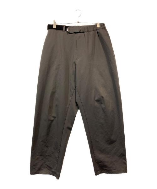 Graphpaper（グラフペーパー）Graphpaper (グラフペーパー) Compact Ponte Slim Weisted Wide Tapered Chef Pants グレー サイズ:Sの古着・服飾アイテム