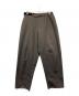 Graphpaper（グラフペーパー）の古着「Compact Ponte Slim Weisted Wide Tapered Chef Pants」｜グレー