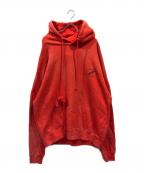 WE11DONEウェルダン）の古着「プリントパーカー」｜レッド