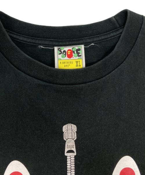 BAPE BY A BATHING APE（ベイプバイアベイシングエイプ）BAPE BY A BATHING APE (ベイプバイアベイシングエイプ) シャークプリントTシャツ ブラック サイズ:XLの古着・服飾アイテム