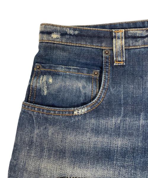 GABRIELE PASINI（ガブリエレパジーニ）GABRIELE PASINI (ガブリエレパジーニ) パッチワークデニムパンツ インディゴ サイズ:w30の古着・服飾アイテム