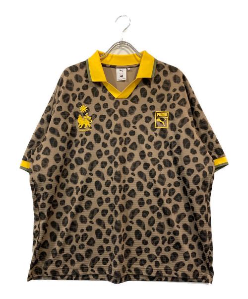 PUMA（プーマ）PUMA (プーマ) SASQUATCHfabrix. (サスクワッチファブリックス) ゲームシャツ ブラウン サイズ:Lの古着・服飾アイテム