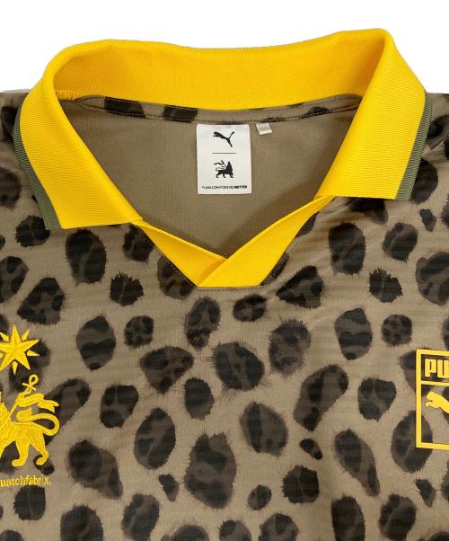 PUMA（プーマ）PUMA (プーマ) SASQUATCHfabrix. (サスクワッチファブリックス) ゲームシャツ ブラウン サイズ:Lの古着・服飾アイテム